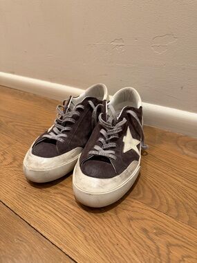 Golden Goose White Leather Super-Star Sneaker Insole Detail